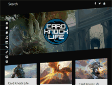 Tablet Screenshot of cardknocklife.com